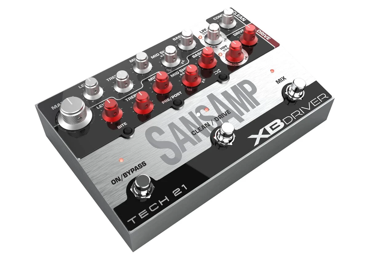 Tech 21 Sans-Amp XB Driver Dual-Amp/Bi-Amp/DI Bass